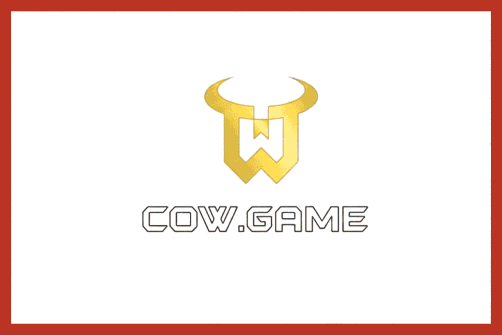 Official Cow Game logo and mobile interface showing real cash rewards